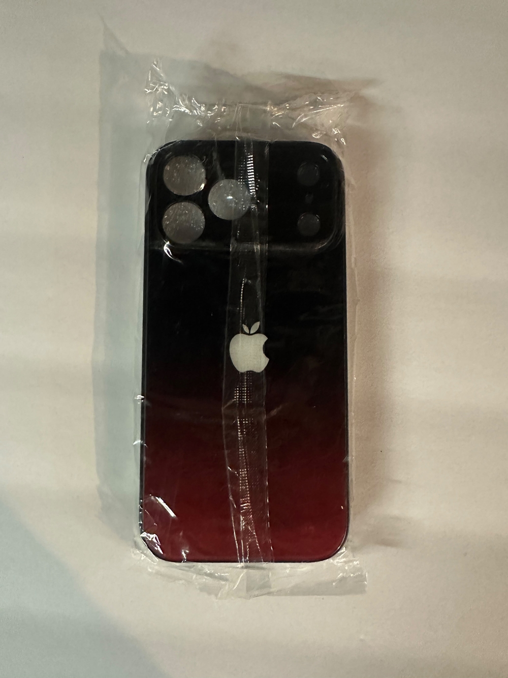 Apple Red to Black Gradient Protective Case for Cell Phones For Iphone 17 PROMAX
